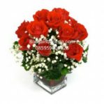 Bunga Vase Mawar Merah Di Jakarta Utara 085959000628 Kode:bi-bv-02