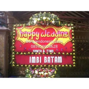 Bunga Papan Wedding Di Jakarta Barat 085959000628 Kode:bi-bpw-22