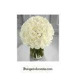Bunga Vase Mawar Putih Di Bekasi 085959000629 Kode:bi-bv-05