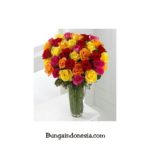 Bunga Vase Mawar Mix Di Jakarta 085959000628 Kode:bi-bv-09