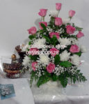 Bunga Vase Mawar Mix Di Pantai Indah Kapuk Jakarta Utara 085959000628 Kode:bi-bv-14