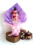 Handbouquet Mawar Pink Di Bekasi 085959000628 Kode:bi-hb-13
