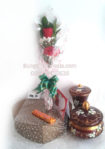 Handbouquet Mawar Merah+Chocolate Di Bekasi 085959000628 Kode:bi-hb-18