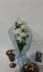 Handbouquet Mawar Putih Di Bekasi 085959000628 Kode:bi-hb-36