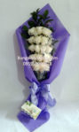 Handbouquet Mawar Putih Di Rawamangun 085959000628 Kode:bi-hb-65