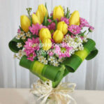 Handbouquet Tulip Di Tangerang 085959000628 Kode : Bi-hb-68