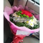 Toko Bunga Handbouquet Mawar Merah Medan 085959000628 Kode : Bi- Hb-82