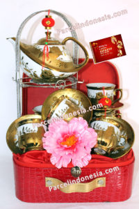 Parcel Imlek Tea Set Pondok Cina 085959000628 Kode : PH 06