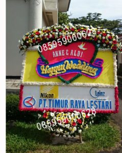 Bunga Papan Wedding Di Bandung 085959000628