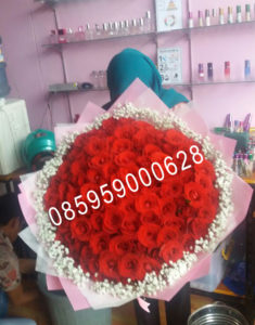 Handbouquet Rose Red Di Jakarta 085959000628