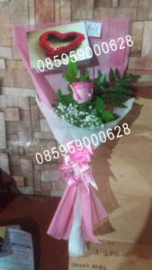 Bunga Mawar Pink 1 Tangkai Di Jakarta 085959000628