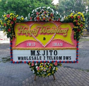 Bunga Papan Pernikahan Bandung